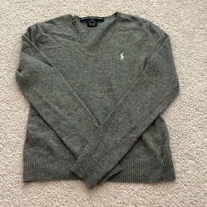 Ralph Lauren Wool and Cashmere Gray Sweater